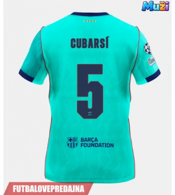 Lacne Muži Futbalové dres Barcelona Pau Cubarsi #5 2026-27 Krátky Rukáv - Tretina